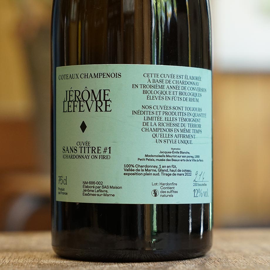 Sans Title 1 (Chardonnay on fire) - Jérôme Lefèvre