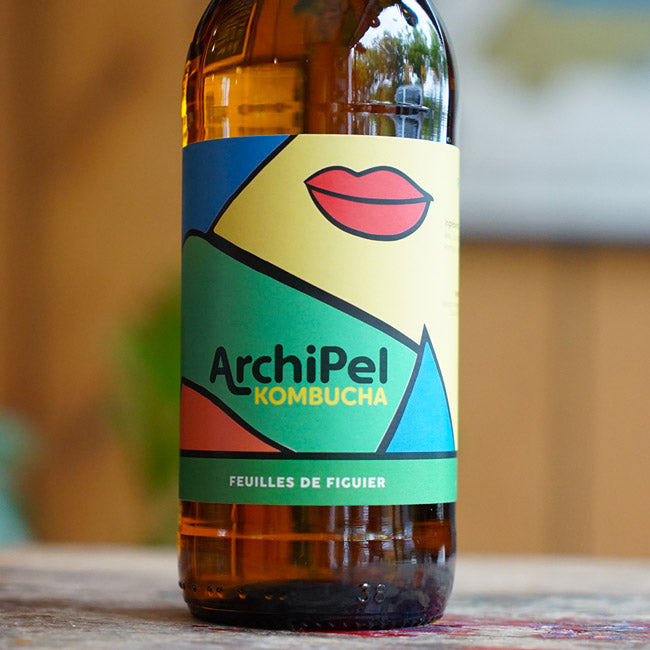 Kombucha figuier 33cl - Archipel Kombucha