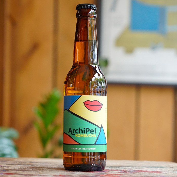 Kombucha figuier 33cl - Archipel Kombucha