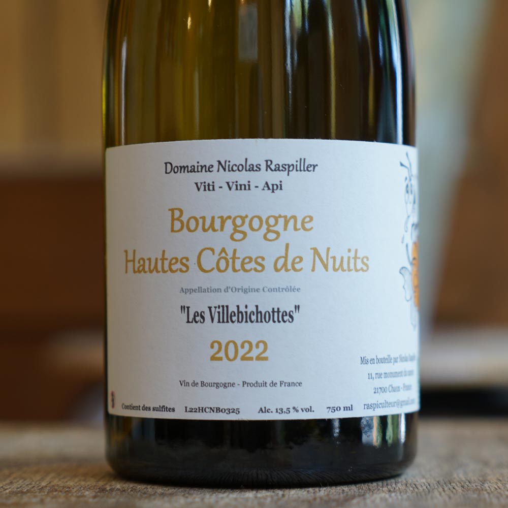 Hautes Côtes de Nuits Blanc "Les Villebichottes" 2022 - Nicolas Raspiller