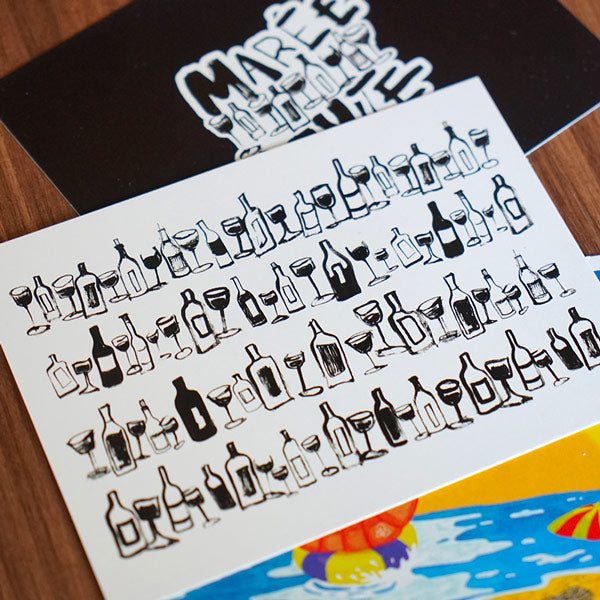 Pack de 3 cartes postales - Marée Haute