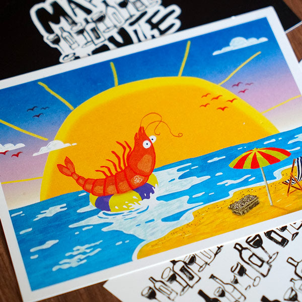 Pack de 3 cartes postales - Marée Haute