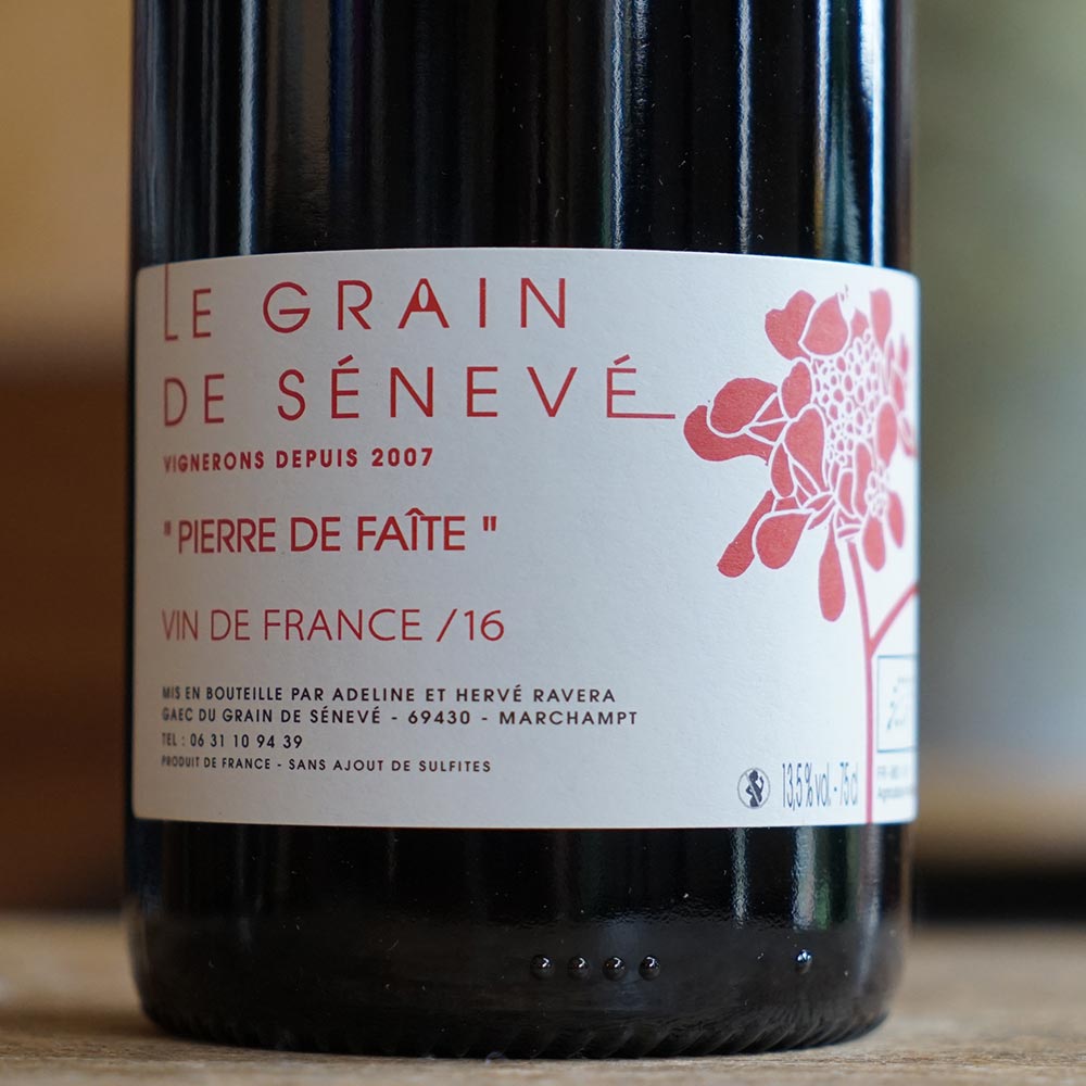 Pierre de Faite 2023 - Le Grain de Sénevé