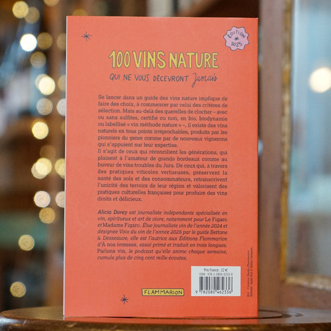 Livre "100 vins naturels qui ne vous décevront jamais" - Alicia Dorey