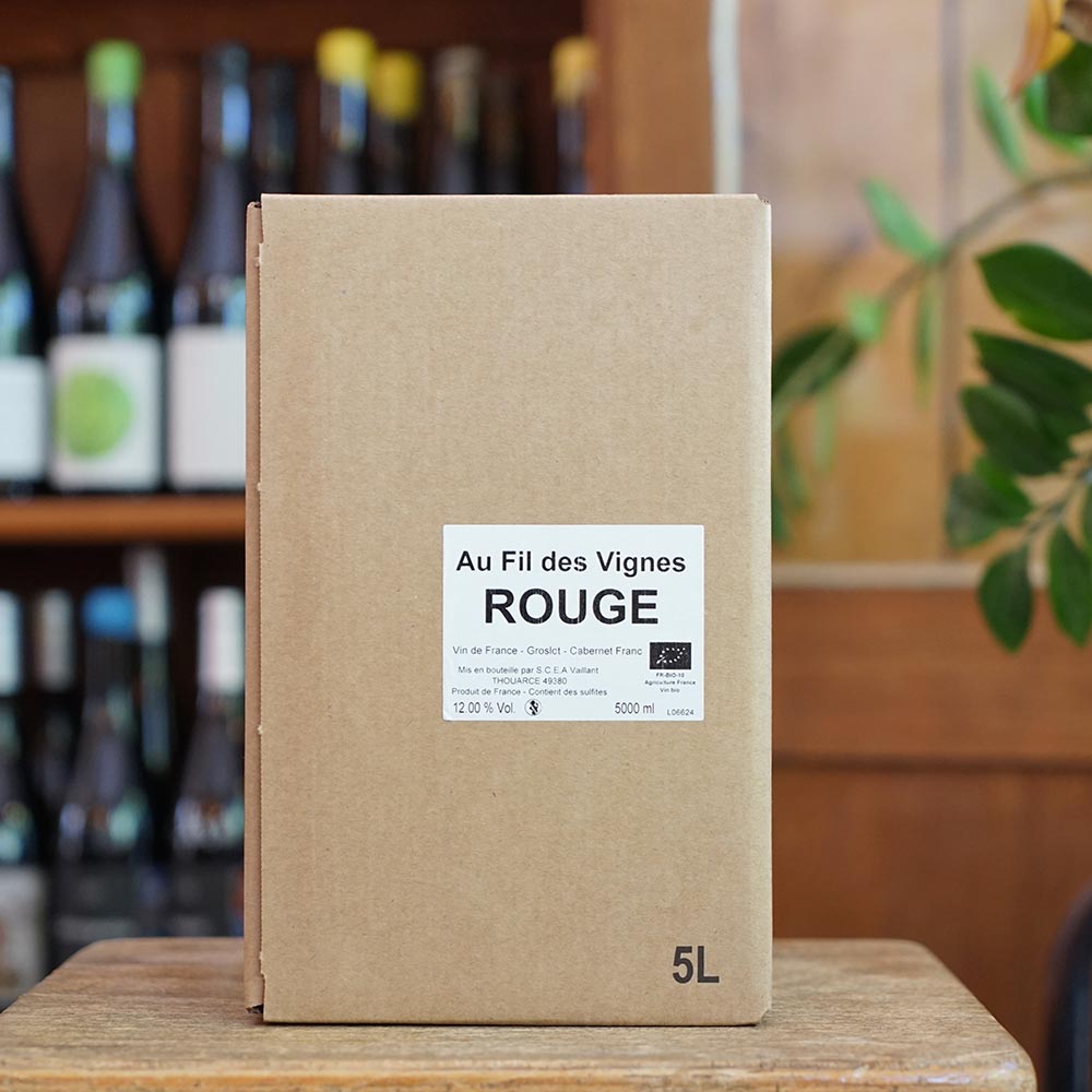 BIB Au Fil des Vignes Rouge 5L - Les Grandes Vignes