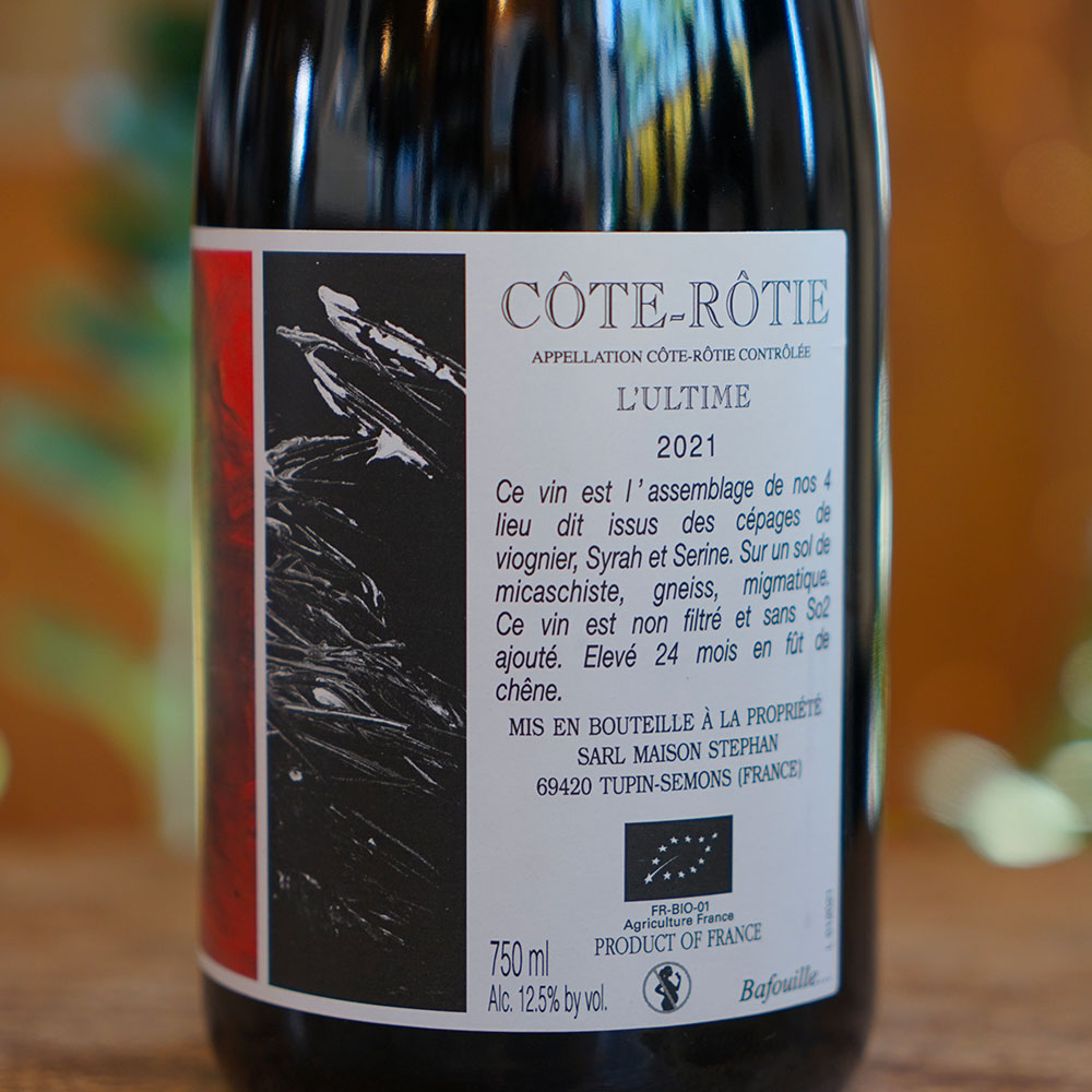 Côte Rotie L'Ultime 2021 - Maison Stéphan
