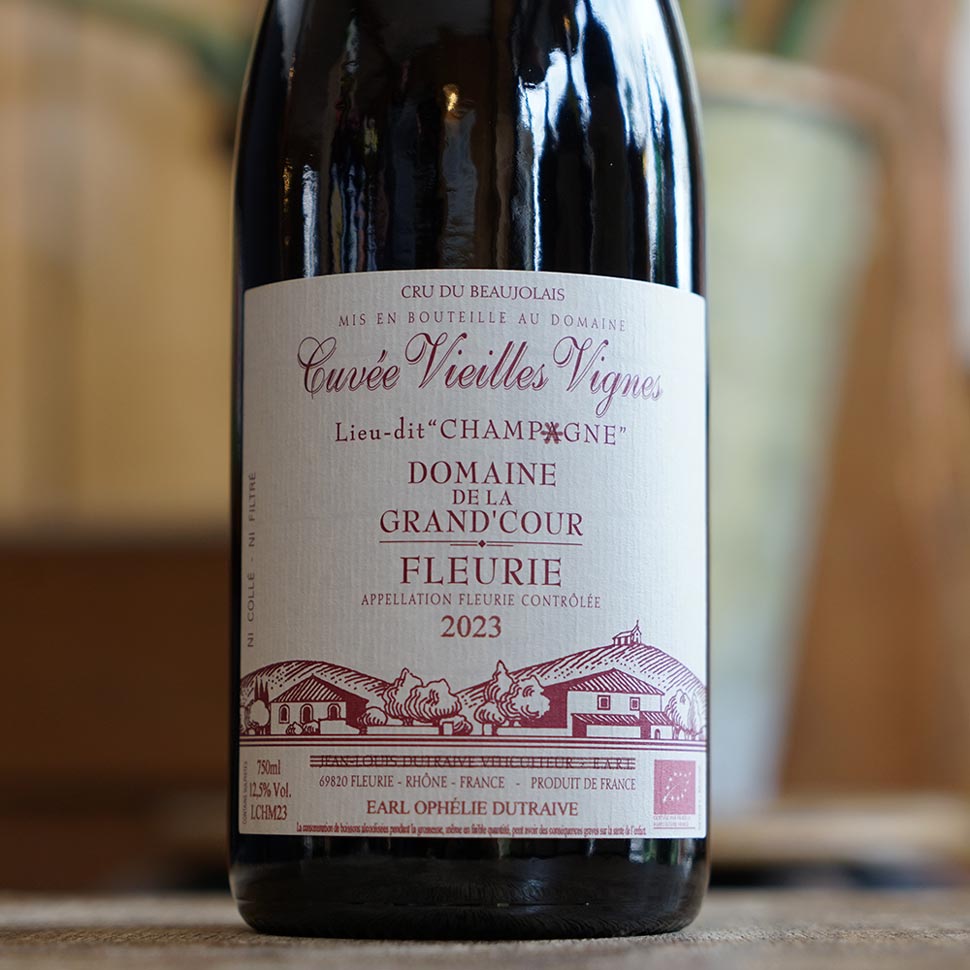Fleurie lieu dit Champ*gne 2023 - Domaine de la Grand'Cour