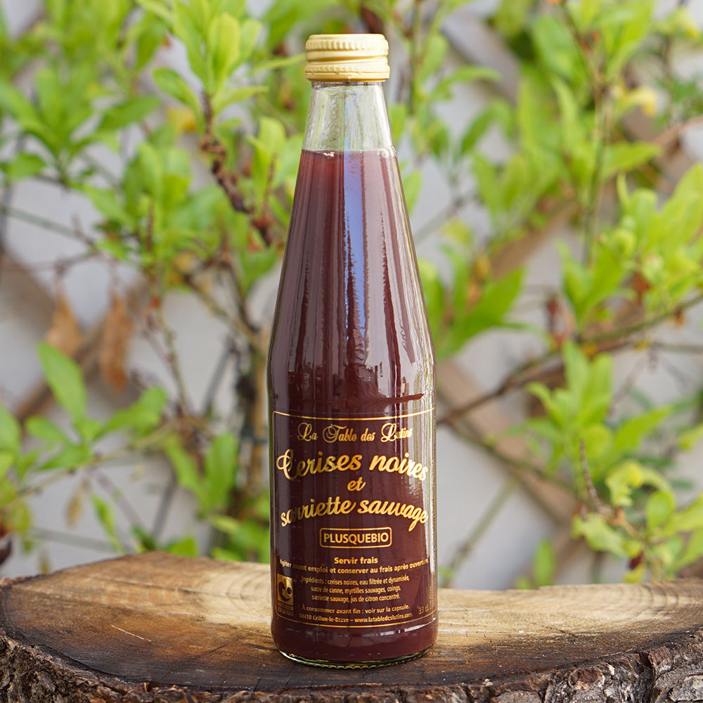 Black Cherries & Wild Savory 33cl - La Table des Lutins