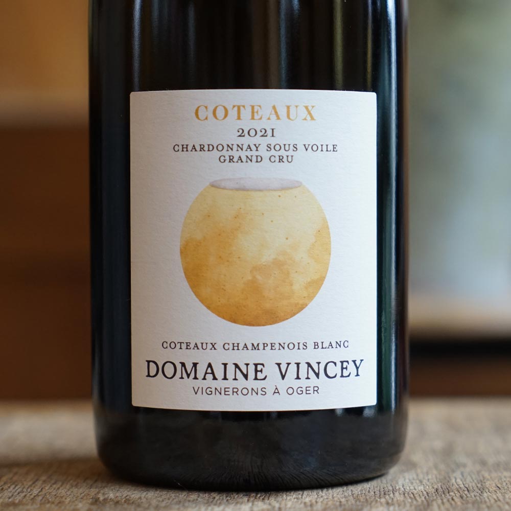 Coteaux Blanc 2021 Chardonnay sous voile terroirs Le Mesnil & Oger Grand Cru - Domaine Vincey