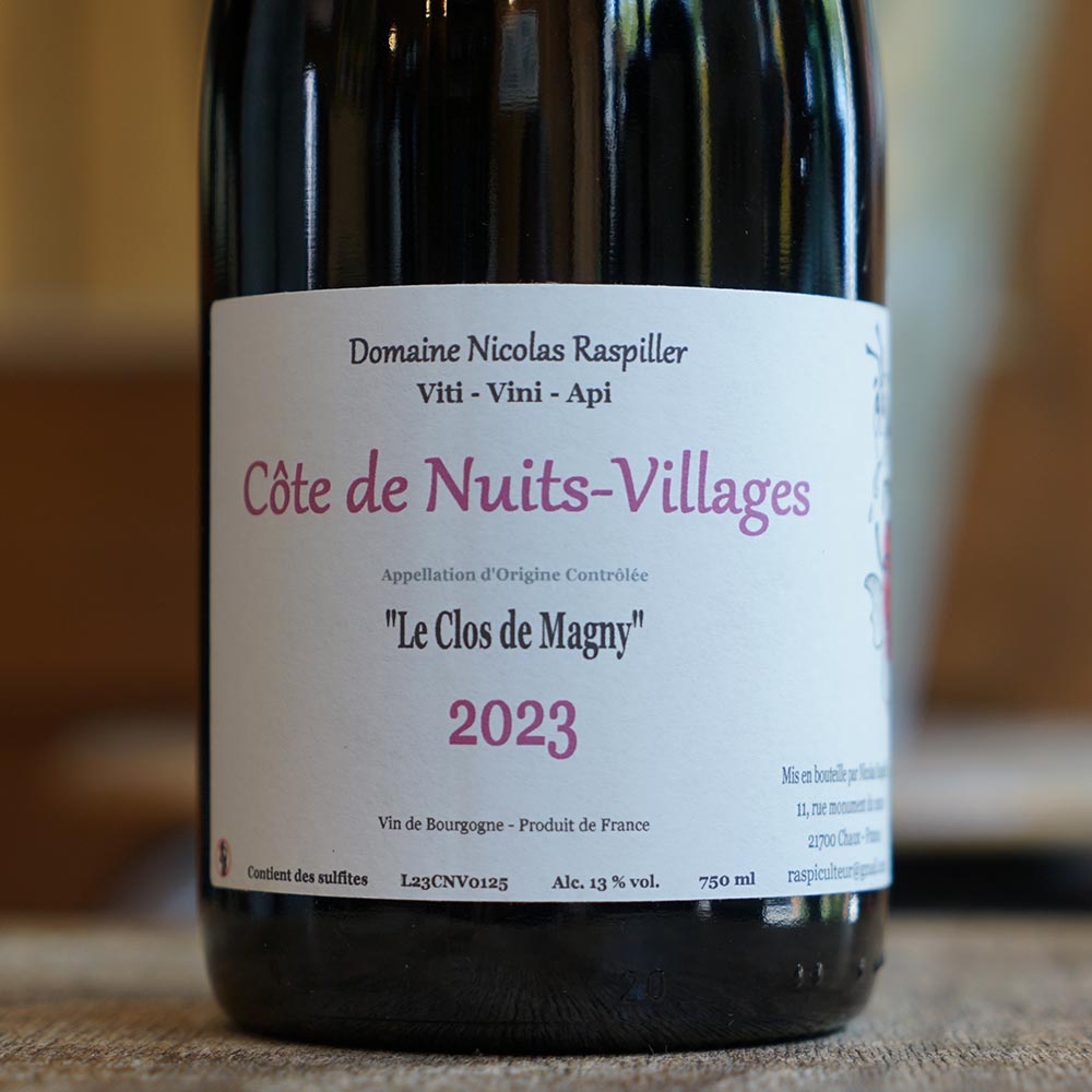 Côte de Nuits-Village "Clos Magny" 2023 - Nicolas Raspiller