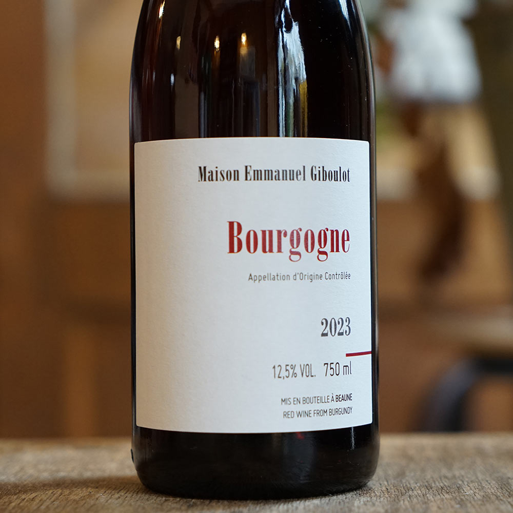 Maison Bourgogne Rouge 2023 - Maison Emmanuel Giboulot