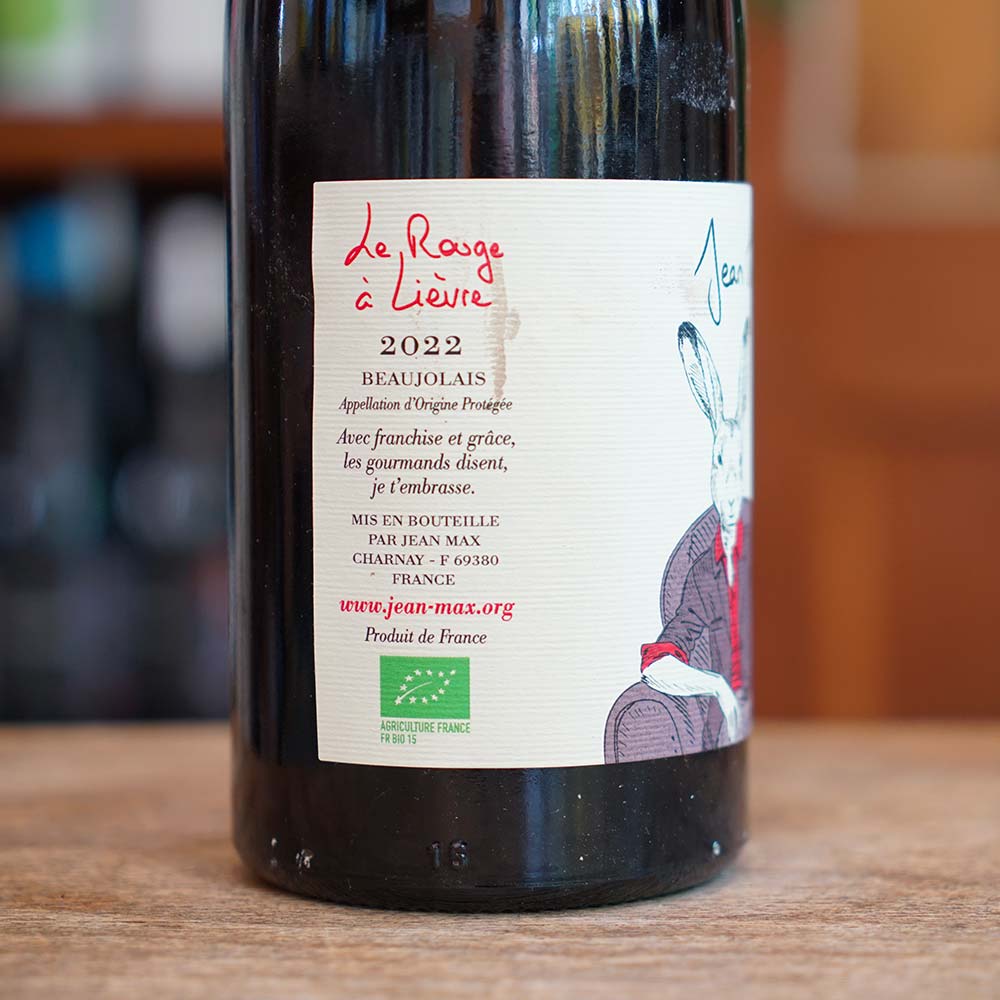 Beaujolais "Rouge à Lièvre" 2023 - Jean Max