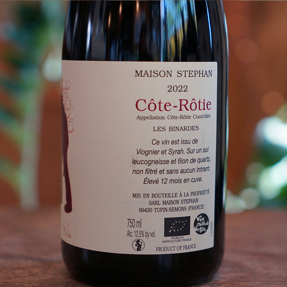 Côte Rotie Les Binardes 2022 - Maison Stéphan