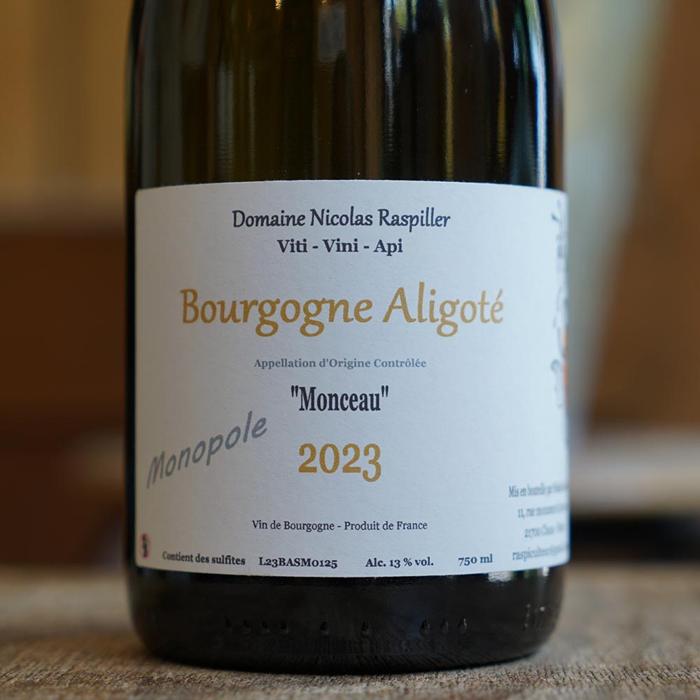 Aligoté "Monceau" 2023 - Nicolas Raspiller