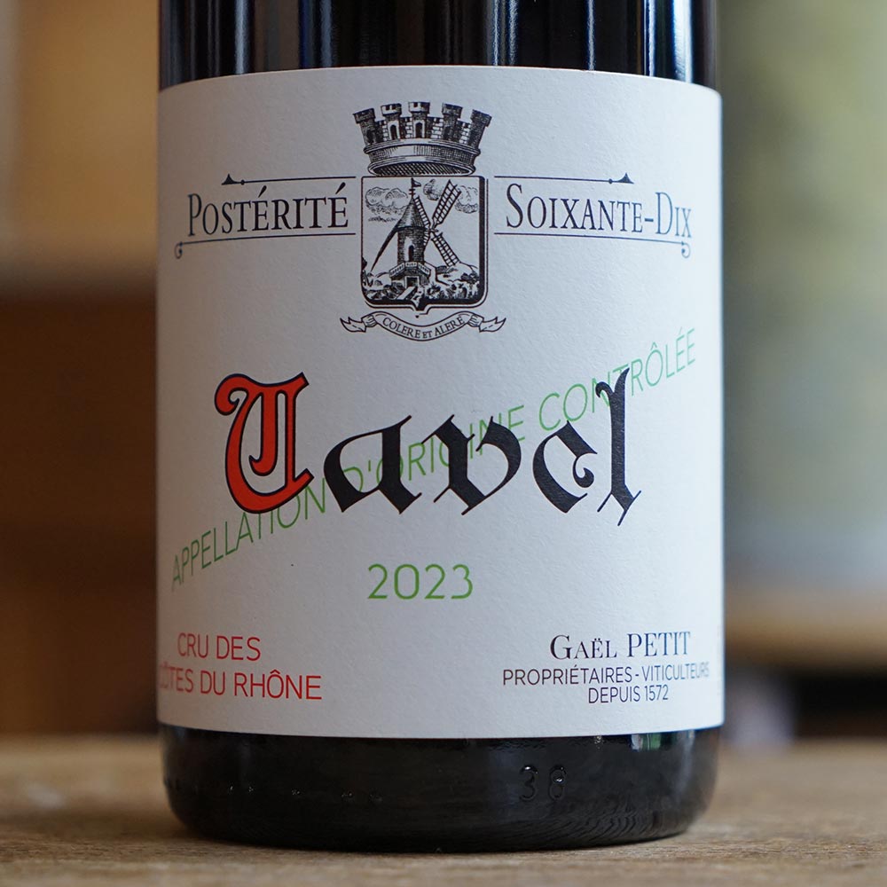 Tavel "Postérité 70" 2023 - Gaël Petit