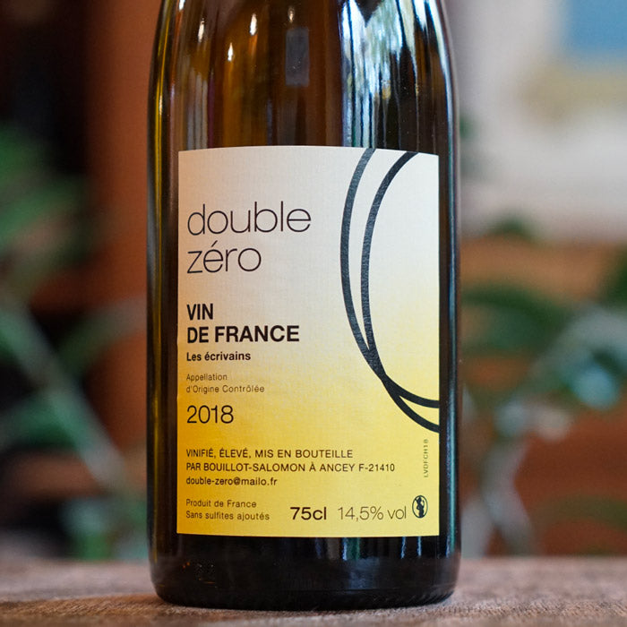 Chardonnay "Les écrivains" 2018 - Double Zéro