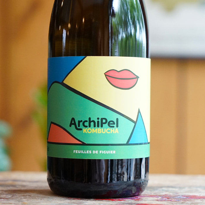Kombucha figuier 75cl - Archipel Kombucha